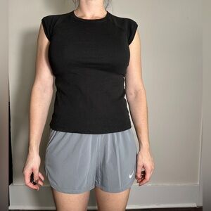 Nike Dri Fit Gray Workout Shorts Size Medium